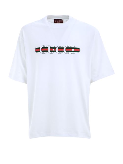 T-shirt con Stampa GUCCI | 784361 XJGKB9074